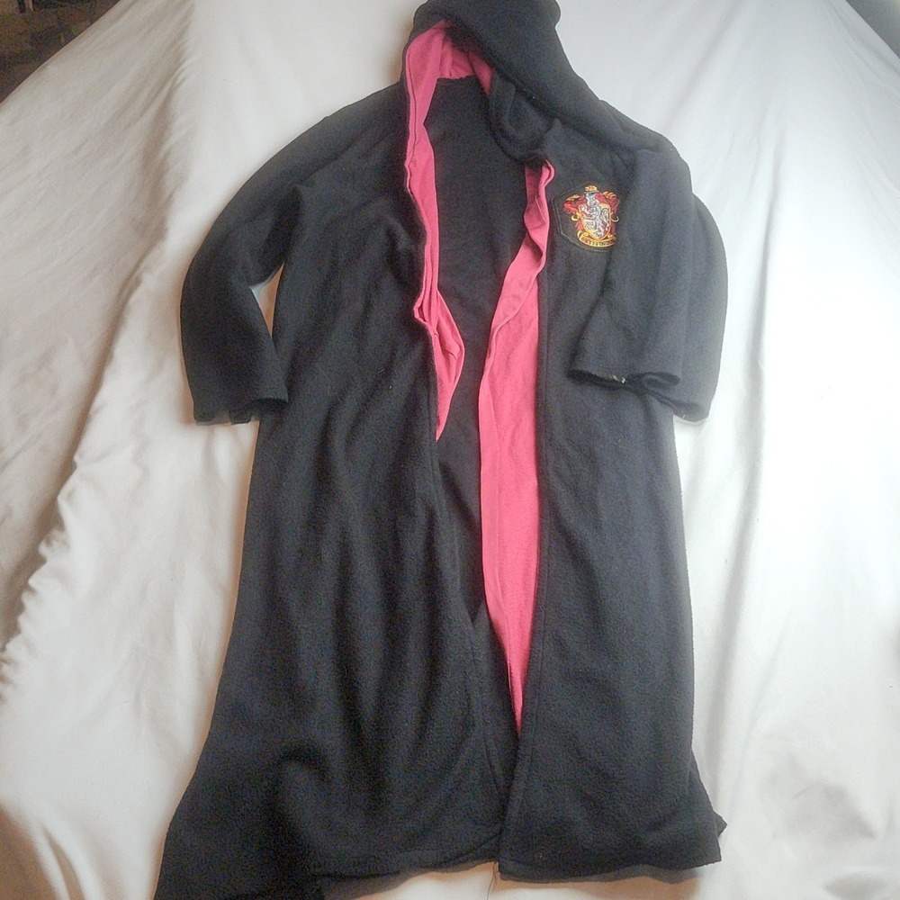 Rubie's Harry Potter Gryffindor Robe Costume Hooded Black Red Size Large